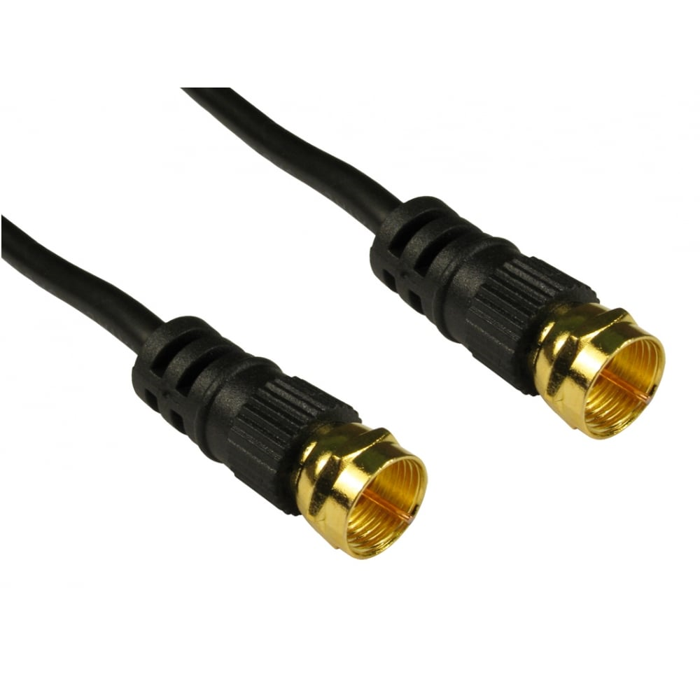 Photos - Cable (video, audio, USB) Cables Direct 5m Coaxial Cable with F Connectors - Black 2FK-05 