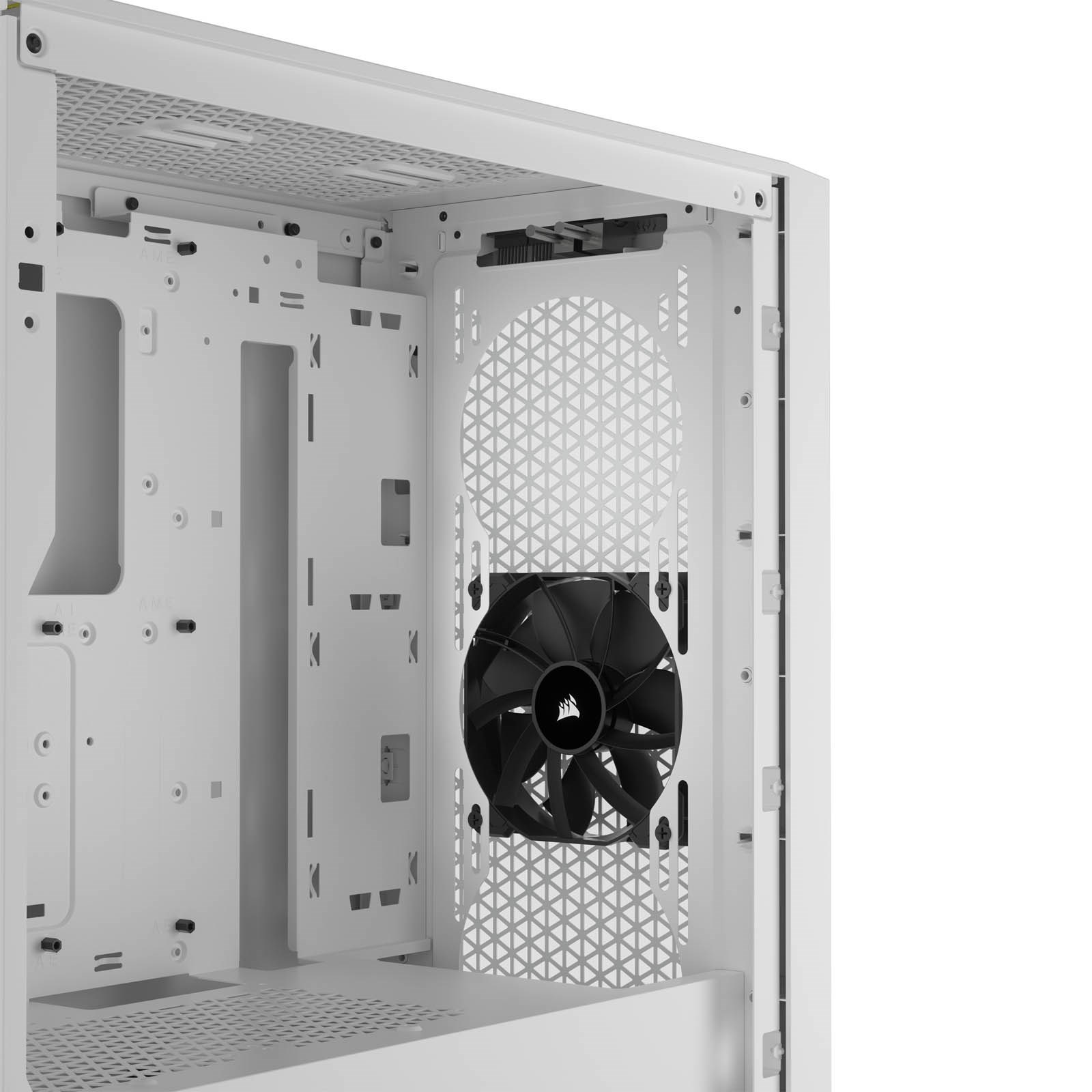 Corsair 3000D AIRFLOW Mid-Tower PC Case – 3-Pin Fans – Four-Slot GPU  Support – Fits up to 8x 120mm Fans – High-Airflow Design – White :  Electronics 
