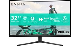 Philips Evnia 32M2C3500L 32" 1440p (QHD) Curved Gaming Monitor - VA, 180Hz, 1ms