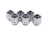 Alphacool Eiszapfen 16/10mm Chrome Compression Fitting - Six Pack