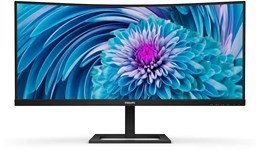 Philips E Line 34" UltraWide Curved Monitor - VA, 100Hz, 1ms, Speakers, HDMI, DP