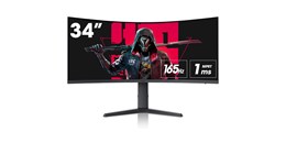 KOORUI 34E6UC 34" UltraWide Curved Gaming Monitor - VA, 400 nits, 165Hz, 1ms, DP