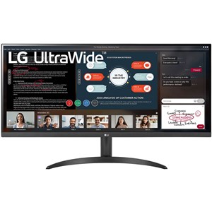 LG 34WP500-B 34 inch UltraWide Monitor, IPS Panel, UWFHD 2560 x 1080 Resolution, FreeSync, HDR10, 2x HDMI inputs