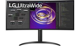 LG UltraWide 34WP85CN-B 34 inch IPS Curved Monitor - 3440 x 1440, 5ms, Speakers