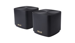 ASUS ZenWiFi XD4 Plus AX1800 Dual Band Mesh Wi-Fi 6 System in Black, 2 Pack