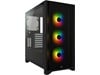 Corsair iCUE 4000X RGB Mid Tower Gaming Case - Black USB 3.0