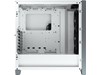 Corsair iCUE 4000X RGB Mid Tower Gaming Case - White USB 3.0