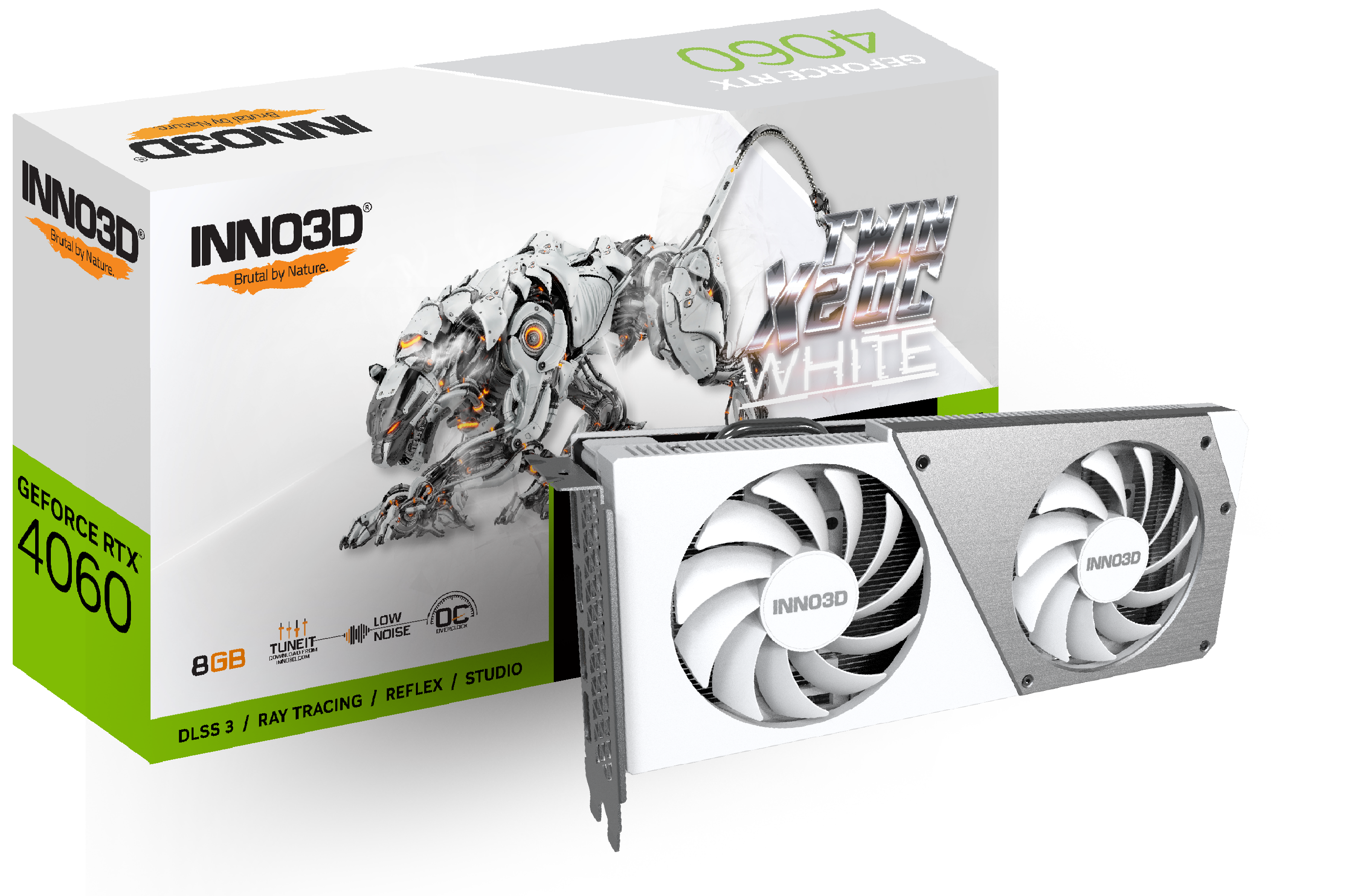 INNO3D GeForce RTX 4060 Twin X2 OC 8GB GDDR6 Graphics Card