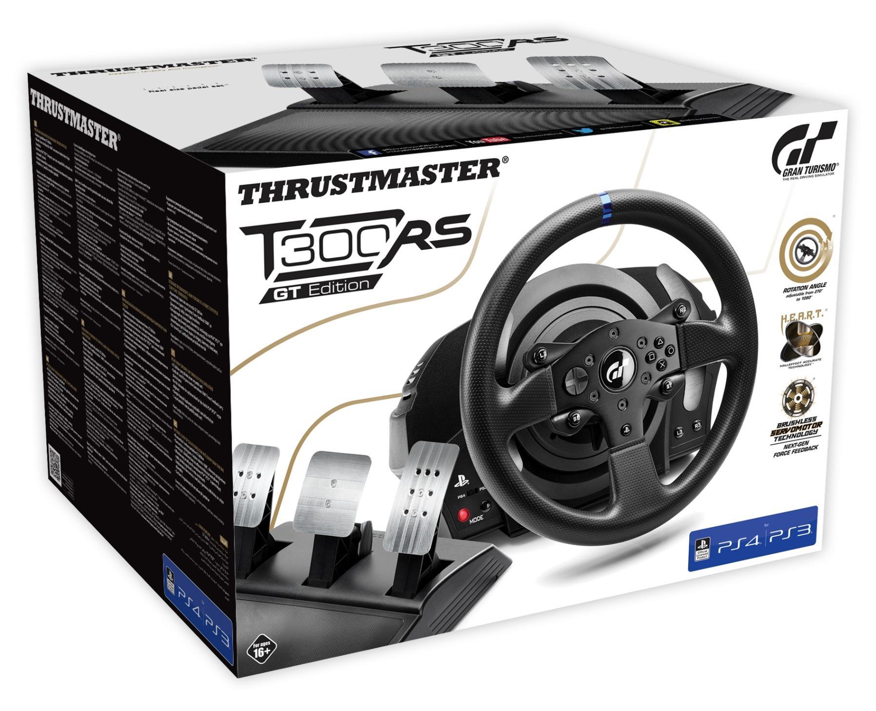Thrustmaster T300 RS GT Edition Steering Wheel and Pedal Set 