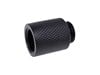 Alphacool Eiszapfen Extension 20mm G1/4 outer thread to G1/4 inner thread in Deep Black