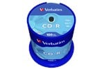 Verbatim 700MB CD-R Extra Protection Discs, 52x, 100 Pack Spindle