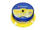 Verbatim 4.7GB DVD+RW Discs, 4x, 25 Pack Spindle