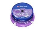 Verbatim 4.7GB DVD+R Discs, 16x, 25 Pack Spindle