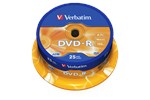 Verbatim 4.7GB DVD-R Discs, 16x, 25 Pack Spindle