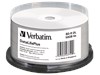Verbatim 50GB BD-R DL Discs, 6x, Wide Printable, 25 Pack Spindle