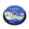 Verbatim 25GB BD-R SL Datalife Discs, 6x, Wide Inkjet Printable, 10 Pack Spindle