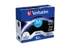 Verbatim MDISC 100GB BDXL Lifetime Archival Discs, 4x, Inkjet Printable, 5 Pack, Jewel Case
