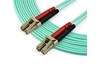 StarTech.com 7m OM4 LC to LC Multimode Duplex Fiber Optic Patch Cable in Aqua