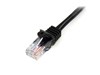 StarTech.com 0.5m CAT5E Patch Cable (Black)