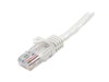 StarTech.com 0.5m CAT5E Patch Cable (White)
