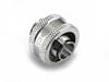 XSPC G1/4 to 3/8 ID, 5/8 OD Compression Fitting in Chrome, V2