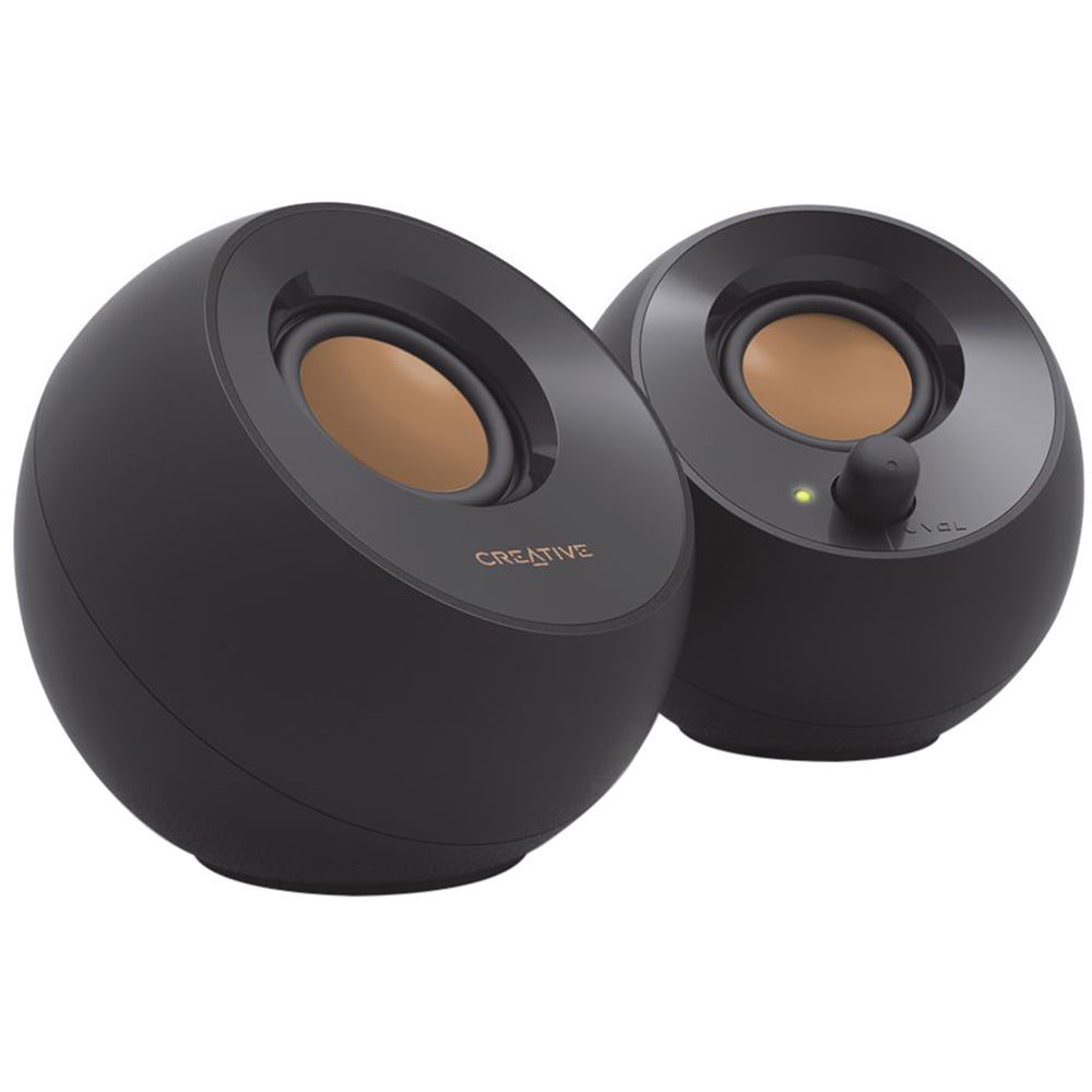 Creative Labs Pebble USB Powered 2.0 Desktop Speakers (Black)