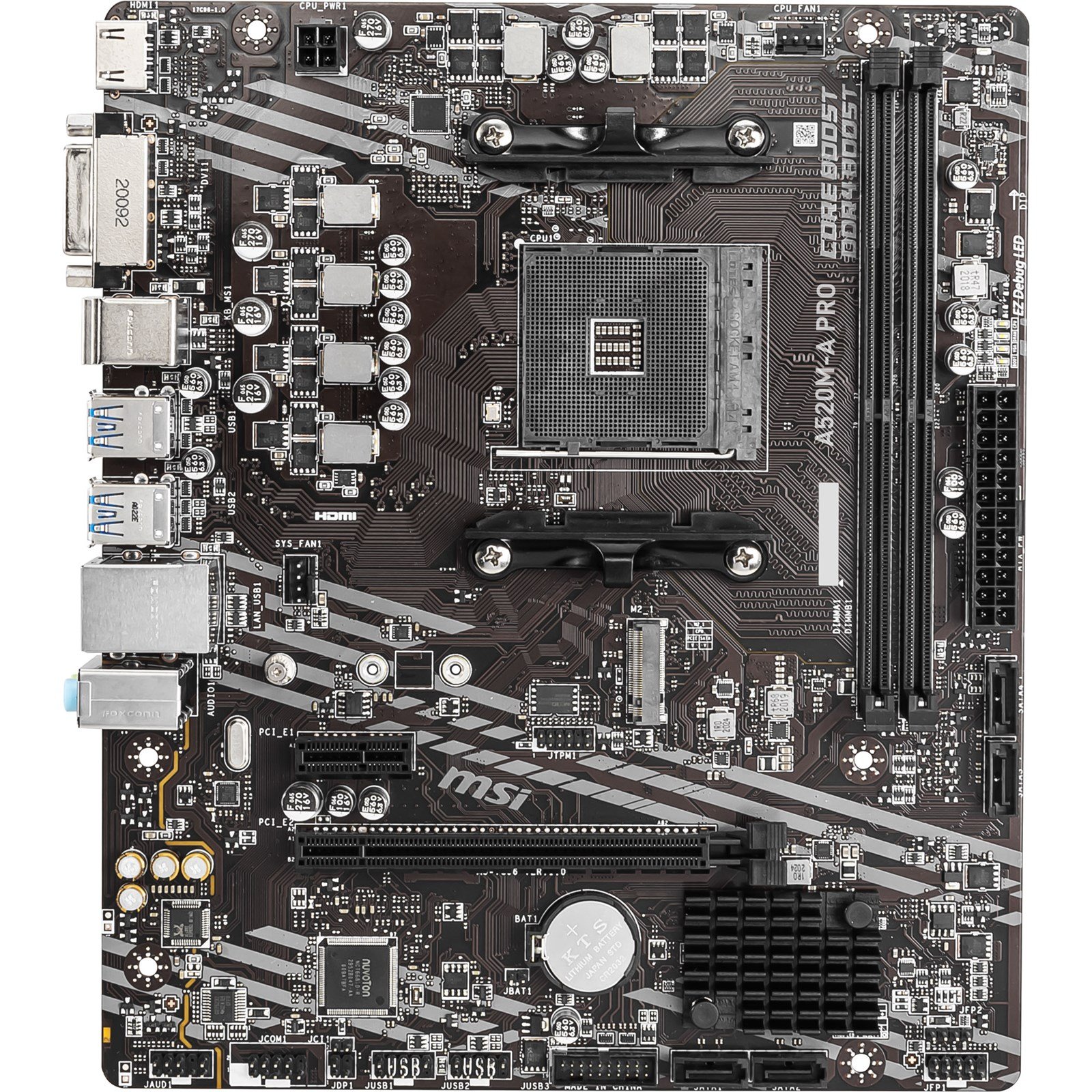 MSI A520M-A PRO AMD Socket AM4 A520 Chipset MicroATX Motherboard *Open