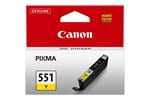 Canon CLI-551Y Ink Cartridge - Yellow, 7ml (Yield 330 Pages)