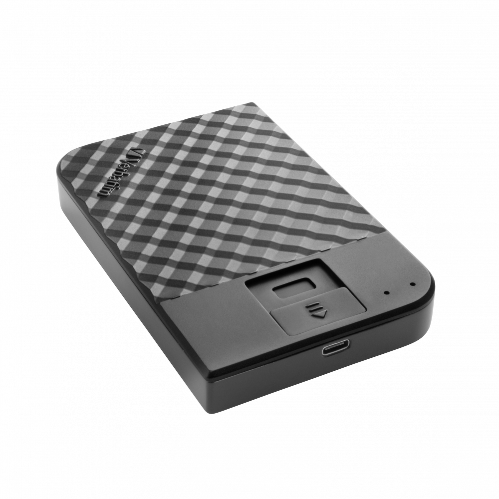 Image of Verbatim Fingerprint Secure Portable 2TB USB 3.1 External Hard Drive