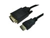 Cables Direct 1m HDMI to VGA Cable