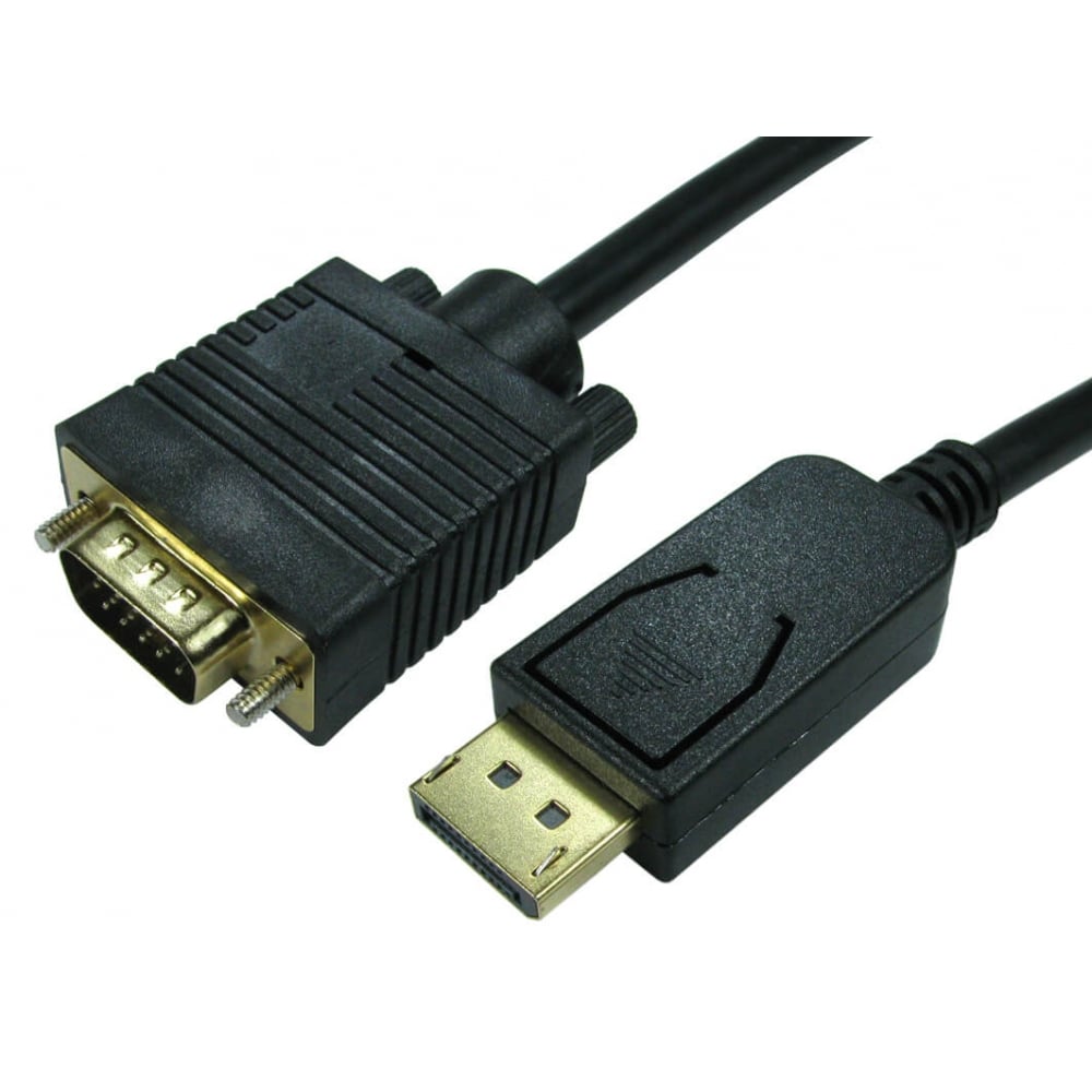 Image of Cables Direct 2m DisplayPort to VGA Cable