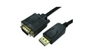 Cables Direct 2m DisplayPort to VGA Cable