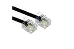 Cables Direct 3m RJ-11 to RJ-11 Modem Cable in Black