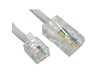 Cables Direct 1m RJ11 to RJ45 Cable in White