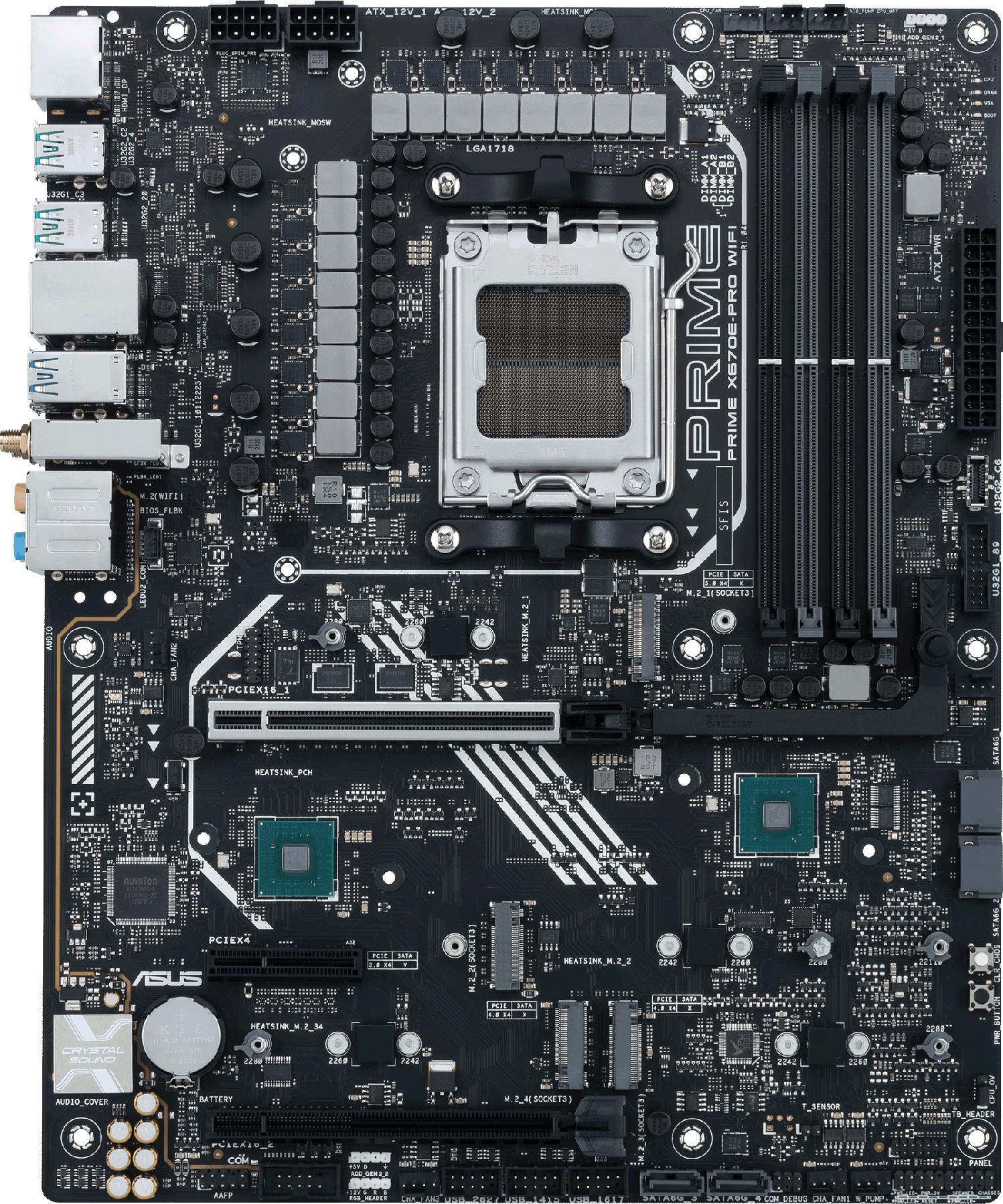 ASUS Prime X670E-Pro WiFi AMD Socket AM5 Motherboard ASUS Prime X670E-Pro WiFi AMD Socket AM5 Motherboard