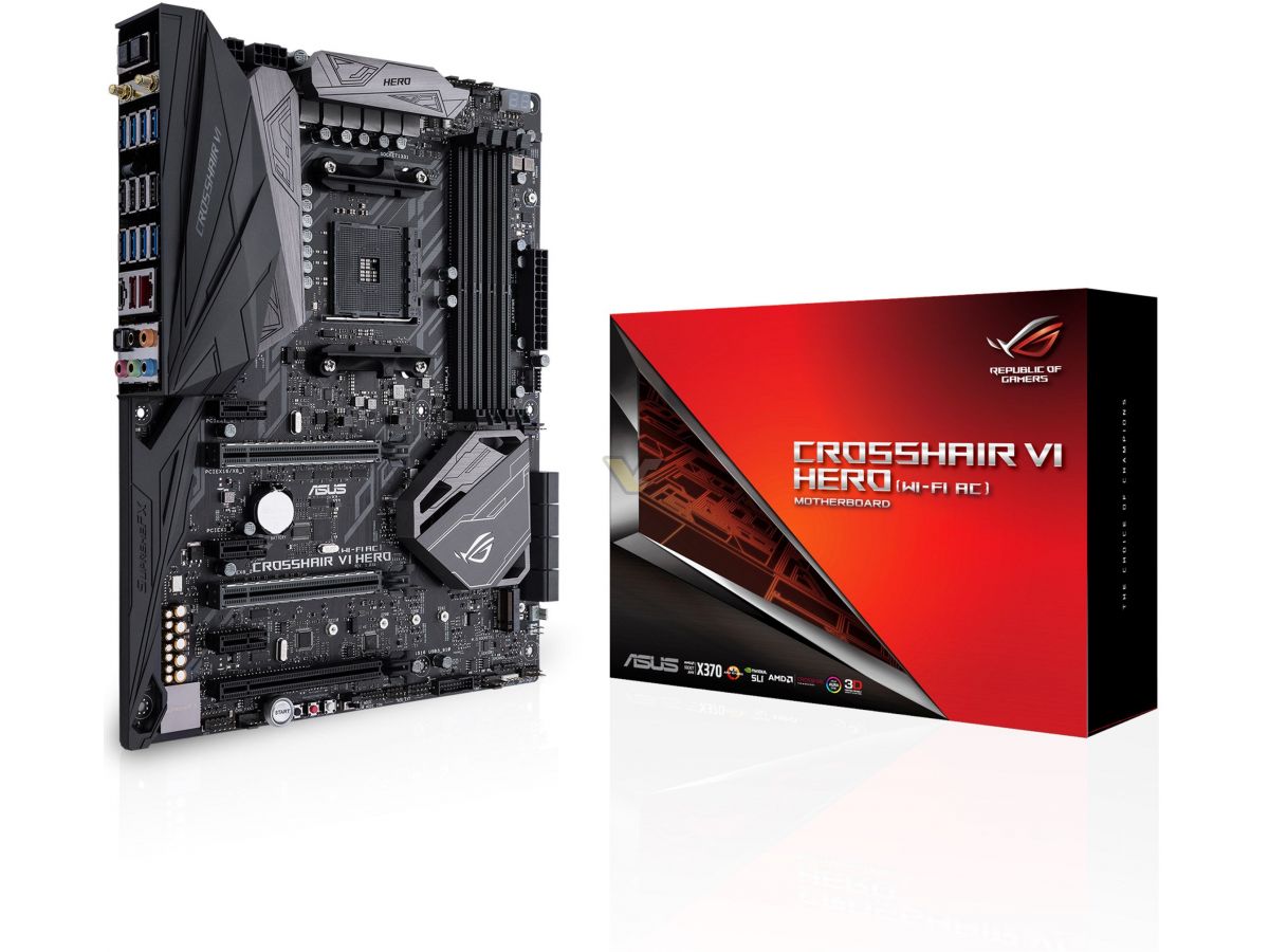 ASUS ROG CROSSHAIR VI HERO (WIFI AC) Motherboard 90MB0UT0M0EAY0