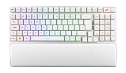 ASUS ROG Strix Scope II 96 RX Wireless Mechanical RGB Gaming Keyboard in White, 96pc, ROG RX Switches