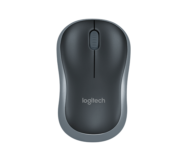 Logitech Grey M185 Wireless Mouse (Grey) Small