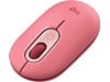 Logitech POP Wireless Mouse with Customisable Emoji in Heartbreaker (Pink/Red)
