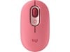 Logitech POP Wireless Mouse with Customisable Emoji in Heartbreaker (Pink/Red)