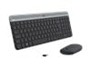 Logitech MK470 Slim Wireless Combo Keyboard and Mouse (Graphite) - UK Layout