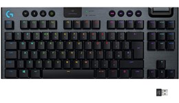 Logitech G915 TKL LIGHTSPEED Wireless RGB Mechanical Gaming Keyboard with Tactile Switches