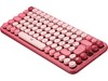 Logitech POP Keys Wireless Mechanical Keyboard with Customisable Emoji Keys in Heartbreaker (Pink and Red)