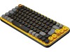 Logitech POP Keys Wireless Mechanical Keyboard with Customisable Emoji Keys in Blast (Yellow and Black)