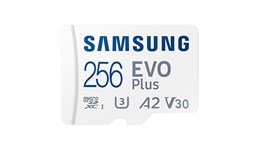256GB Samsung MC256KA Class 10 microSD Card 