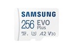 Samsung EVO Plus memory card 256 GB MicroSDXC UHS-I Class 10 2021 + Adapter