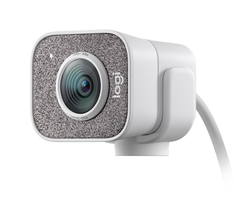 Logitech StreamCam Full HD USB Type-C Webcam in White - 960-001297