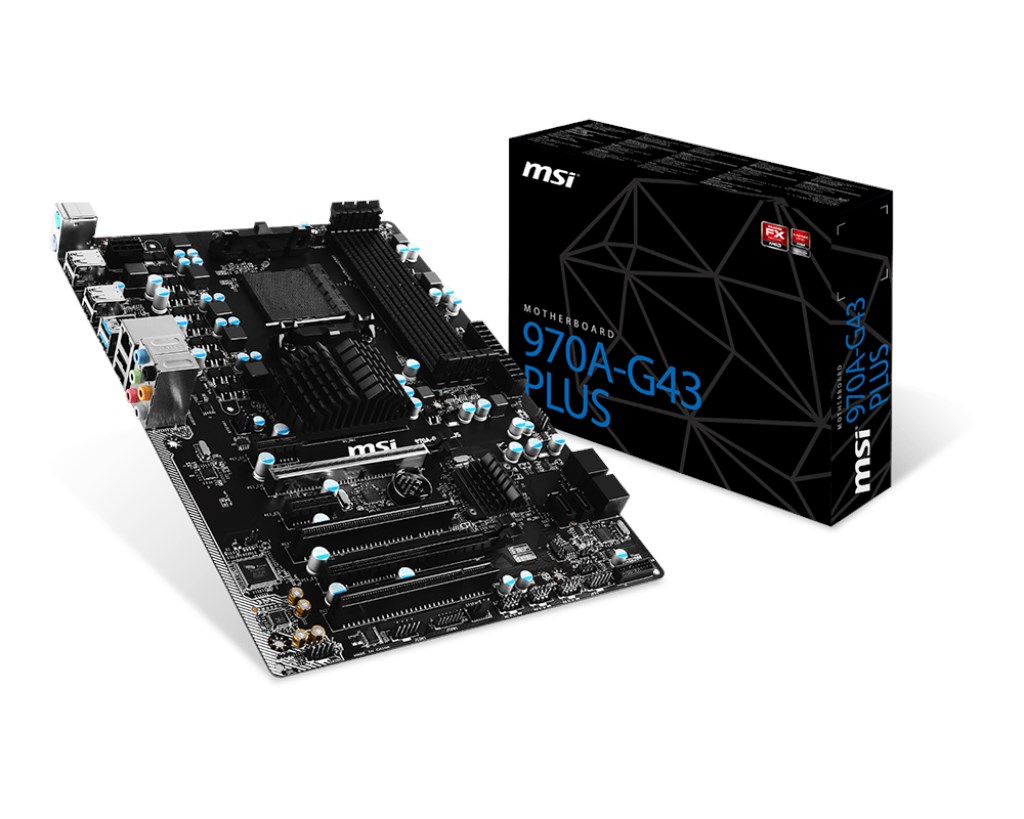 MSI 970AG43 PLUS AMD Socket AM3+ Motherboard 970AG43 PLUS CCL