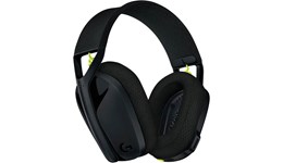 Logitech G435 LIGHTSPEED Wireless Gaming Headset in Black and Neon Yellow
