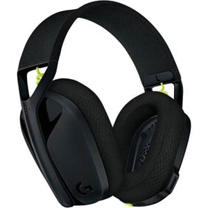 Logitech G435 LIGHTSPEED Wireless Gaming Headset in Black and Neon Yellow